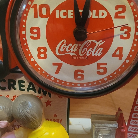 Coca-Cola vintage diner clock - Picture 6 of 10
